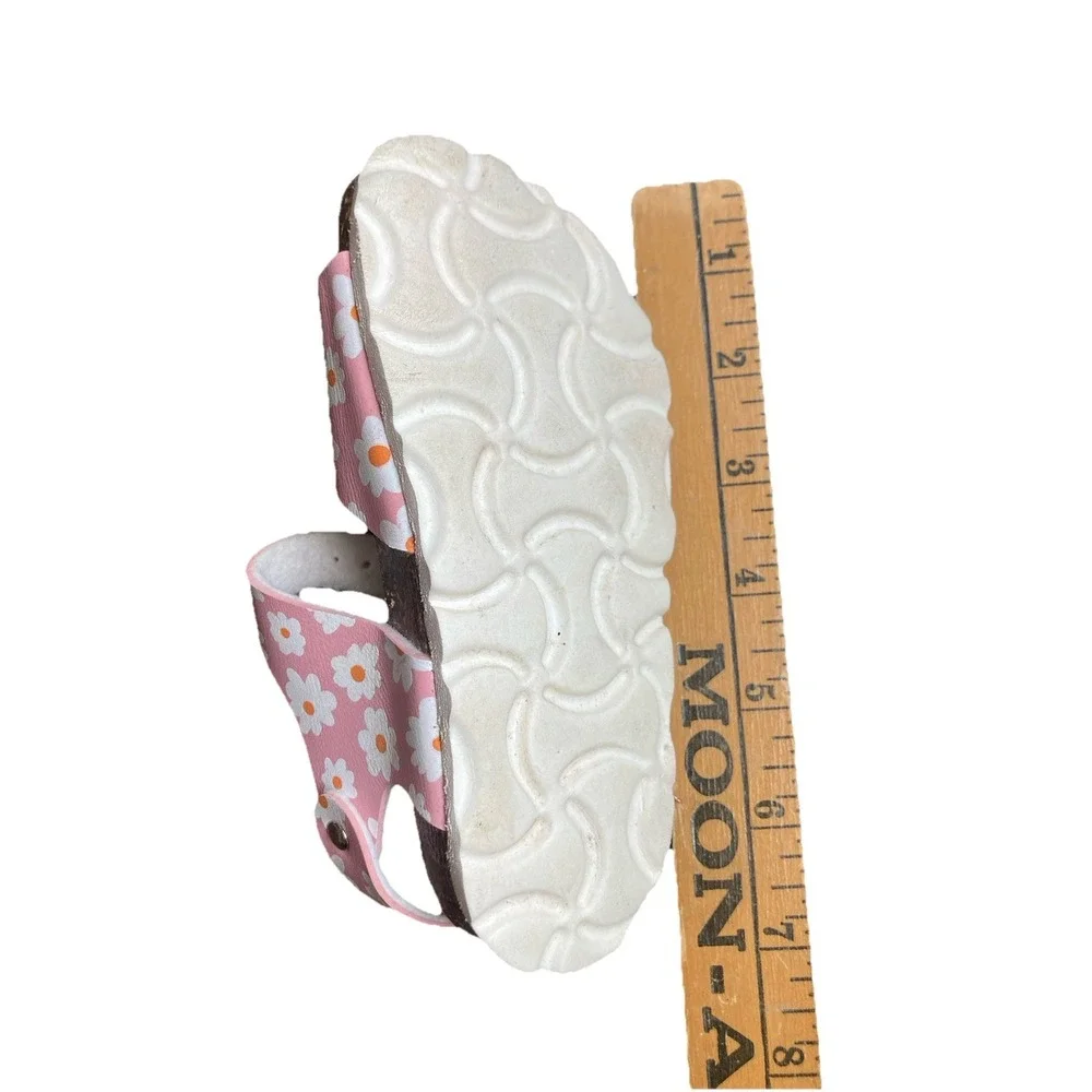 Gem's Milano Vera Pelle Made In Italy Daisy Toddler Buckle Sandals Size 25